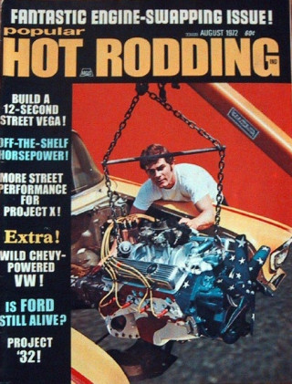 POPULAR HOT RODDING 1972 AUG - ENGINE SWAPS, HOT FORD PARTS
